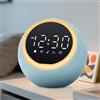 Mee 2ou Sveglia da Comodino con Rumore Bianco e Luce Notturna, Macchina Rumore Bianco Neonato, Sveglia Digitale con 25 Suoni, Timer per Camera, Bambini, Bambina, Bambino e Anziani