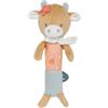 Nattou Peluche con Attività, Cotone e Velour, Mucca Mila, Con Squittio, Ca. 18 cm, Mila, Zoe e Lana, Beige