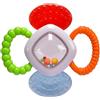 Simba ABC sonaglio dentizione dentata con sonaglio, manici testurizzati senza PVC, 12 cm, per bambini dai 3 mesi in su