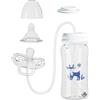 Generico Biberon Con Cannuccia, In Silicone Anti-colica, Prova Perdite, Per Viaggi | Biberon Con Ciuccio Per Bambini E Bambine, Per Casa, Asilo , Soggiorno, Camera Da , Campeggio E Picnic