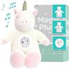 HuBorns - Peluche Musicale con Rumori Bianchi per Neonato | Carillon con Musica per Dormire, Proiettore di Stelle, Generatore di Rumore Bianco, Regalo Neonata Femmina e Maschio