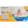 Babybaño Spugna saponata monouso Babybaño per neonati e bambini da 0 a 3 anni. Spugna da bagno monouso con gel pediatrico e dermatologico. Confezionato singolarmente. 25 unità