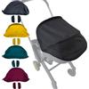 Brogtorl Parasole in tessuto per passeggino compatibile con seggiolino auto e passeggino Doona (nero)