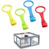 EUYKQNOI maniglie per box bambini Anelli Box Bambini,4 Pezzi Anelli per Culla Anelli Lettino Aiuta i Bambini Maniglie Box Bambini Aiuta il Bambino Ganci Box Bambini a Imparare a Stare in Piedi