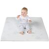 roba Materasso per Box safe asleep Air, Rettangolare, 75 x 100 cm, Rivestimento in Jacquard, Imbottito, Sfoderabile e Lavabile, con Zip, Bianco