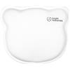 Koala Babycare Cuscino Neonato Plagiocefalia Sfoderabile (con due Federe) per aiutare a prevenire e trattare la Testa Piatta in Memory Foam - Bianco - Design Registrato KBC®