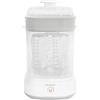 Miniland - Mini Steamy Sterilizzatore Vapore Bianco Grande Capacità, Sterilizzazione Naturale Senza Prodotti Chimici, Lavabile in Lavastoviglie, Segnale Visivo e Spegnimento Automatico