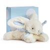 Doudou et Compagnie - Doudou Coniglio Caramella - Scatola regalo - Blu - 16 cm - Dolce - Idea regalo per la nascita di ragazza e ragazzo - Garanzia Doudou perduto - ‎DC3376