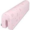 Babysanity Paracolpi Lettino Neonato Cuscino Riduttore Lettino Protezione Letto (70 Cm, Orsetto Rosa)