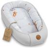 Totsy Baby Nido per Lettino e Culla Neonato 50x90cm - Riduttore avvolgente in Cotone Nido d'Ape - Baby Nest morbido traspirante accogliente per Carrozzina Cameretta Viaggio Orsacchiotti
