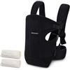 Bebamour baby-carrier, anteriore e posteriore, con 2 bib della spalla
