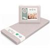 baby idea Materasso Lettino Campeggio Sfoderabile Pieghevole Traspirante a Norma EN16890:2017 Federa100% Cotone Oeko-tex® Interno Certificato Certipur™ 60x120x4 OMAGGIO Borsa da Viaggio (Pois Beige)