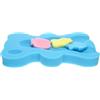 BESPORTBLE Tappetino Antiscivolo in Spugna Blu per Bagnetto Bambino Bambina Supporto Completo per Collo e Parte Superiore, Protezione Scientifica e Comfort Totale per Bagno del Bambino
