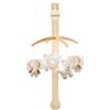 Nattou Wooden Musical Mobile FLO, OLI, ERNEST, 50 cm, Flo Beige