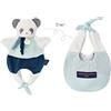 Doudou et Compagnie - Doudou AMUSETTE: Doudou Panda - Doudou sac - Verde - 30 cm - Compagno ideale per il bambino - Idea regalo nascita - Dolce abbracci bambino - Garanzia Doudou Perdu- DC3824
