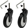 Brogtorl Accessorio di ricambio per passeggino ruota anteriore in gomma compatibile con Babyzen YOYO YOYA (2 pezzi Ruote anteriori)