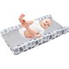 Uposao Casa de Materassino per fasciatoio per neonato, super morbida | Fasciatoio in tessuto estensibile per neonato, per bambini e bambine, 40,6 x 81,3 cm