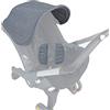 Brogtorl Tendalino per passeggino, parasole in tessuto compatibile con seggiolino auto e passeggino Doona (Grigio)