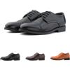 Hitmars Scarpe Eleganti Uomo Artificiale Pelle EU39-EU47 Nero Marrone | Stringate, Formale, Vintage, Eleganti, Comode, Classiche, Matrimonio, Lavoro