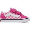 Vans Old Skool V RCP1T1 Color Theory Checkerboard Giallo Bianco Bambino Sneakers Strappi Scacchi