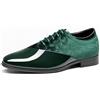 Bruno Marc Scarpe da smoking da uomo, classiche, in velluto, con lacci, stile Caden Oxford