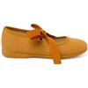 Pisamonas Ballerine di Lino Chiusura Fiocco Grosgrain
