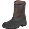 Knixmax Outdoor Stivali Uomo Calda Fodera in Peluche Stivali invernali con tomaia impermeabile e suola antiscivolo per uso esterno