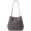 Michael Kors Pratt - Borsa a tracolla con logo, misura media, colore: Marrone, Marrone, Medium, Borsa a tracolla
