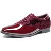 Bruno Marc Scarpe da smoking da uomo, classiche, in velluto, con lacci, stile Caden Oxford