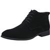 rismart Uomo Moda Stivali Pelle Scamosciata Caviglia Stivaletto Semi Formale Oxford