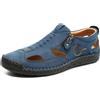 Generico Sandali Estivi Uomo Sandali Uomo Estivi Ciabatte Mare Scarpe Blu in Pelle Sandalo Infradito Bianco Sabot Gomma Cuoio Ortopediche Doccia Eleganti 36 da 39 Scarpetta Scoglio Mocassini Estive Ciabatta