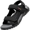 FitVille Sandali Sportivi Uomo Larghi Sandali Outdoor con Chiusura a Strappo Antiscivolo Leggeri Scarpe da Trekking Traspiranti per L'Estate