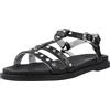 Nero Giardini E615921D sandalo donna basso in pelle nero