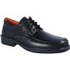 LUISETTI - Scarpe comode da uomo, comode da indossare, Step 0107, Nero , 41 EU