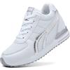 AONEGOLD® Sneakers Zeppa Interna Donna Scarpe da Ginnastica Basse Sportive Fitness Tacco Zeppa 7 CM Nero Bianco Grigio