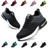 Bawalon Scarpe Antinfortunistiche Uomo Donna Leggere e Comode Scarpe da Lavoro con Punta in Acciaio Sportive Scarpe da Cantiere Antiscivolo Traspiranti