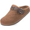 Sisttke Pantofole Invernali Donna Uomo Pelliccia Zoccoli e Sabot Calde | Comode,antiscivolo,Pelose Ciabatte,Scarpe da Giardino,interno ed esterno