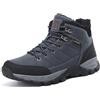 ARRIGO BELLO Stivali da Neve Uomo Scarpe Invernali Foderate di Pelliccia Calda Caviglia Stivali Piatti Sport Escursionismo Boots Taglia 41-46