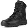 LUDEY Anfibi Militari Uomo Cerniera Laterale Stivali Tattici da Combattimento Durevole Scarpe Escursionismo Attività All'aperto