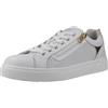 Nero Giardini E615252D Sneakers Donna in Pelle Bianco con Zip