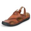 Freiesoldaten Uomo Sandali Casual Sandali in Pelle Punta Chiusa Estate Pantofole Traspiranti Scarpe da Spiaggia per Escursioni a Piedi