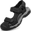 AX BOXING Sandali Uomo Estivi Traspirante Sandali Sportivi Strappo Scarpe Trekking Pelle all'aperto Spiaggia Taglia 41-45 EU