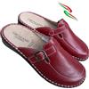 GRÜNLAND il benessere è naturale GRUNLAND ciabatte comfort chiuse pantofole DONNA comode in pelle regolabile plantare estraibile regolabile fibbia Made in italy