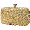 Jamron Donna Glitterata Cristallo Paillettes Pochette con Perline Borsa da Sera