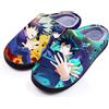 WANHONGYUE Anime Jujutsu Kaisen Pantofole Uomo Donna Invernali Calde Peluche Ciabatte Scarpe da Casa con Punta Aperta Antiscivolo Indoor Outdoor Slippers