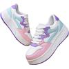 ENEN Scarpe con Rotelle Bambina, Moda Sportive Scarpe da Skateboard con 4 Ruote, Skateboard Sneakers Junior Outdoor Strada Gioco Multisport Scarpe da Ginnastica da Pattini