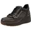 Stonefly 223104 Bracken Cinder Gray Grigio Scarpe Donna Sneakers Lacci Zip camoscio Pelle
