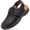 GURGER Sandali Sportivi Uomo Estivi Punta Chiusa Pelle Sandali da Trekking