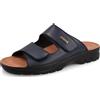 Fly Flot Ciabatte Uomo In Microfibra Elastica Con Strappo Regolabile, Sottopiede Imbottito Antishock In Pelle CiabatteUomo