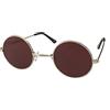 The Movie Shop Ltd Stile Daredevil Teashade occhiali da sole, cornice d'Argento / Rosso lente